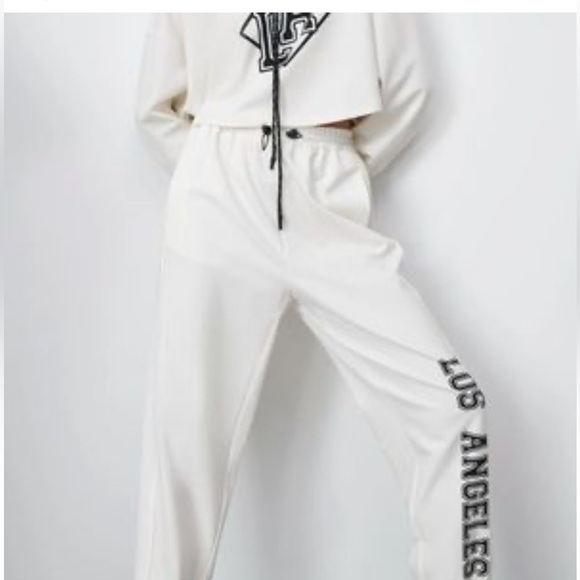 Zara white Los Angeles Jogger - Picture 3 of 5